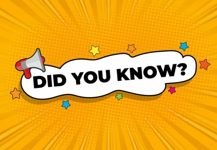 43 Fun Facts with a Twist!